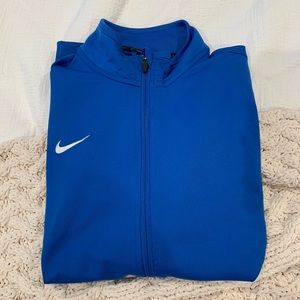 blue full zip nike sweater